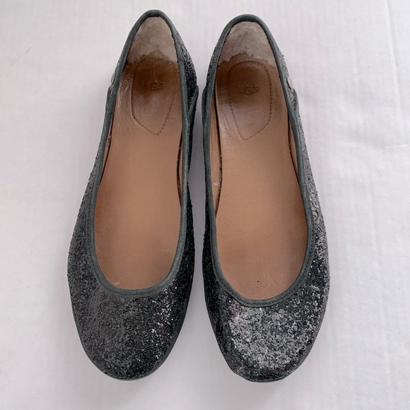 UGG sparkling glitter flats size 8.5 - Picture 1 of 12